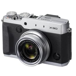 Kompakt FinePix X30 - Silver + Fujifilm Fujinon Aspherical Lens Super EBC 7.1-28.4mm f/2.0-2.8 f/2.0-2.8