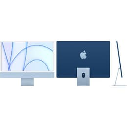 iMac 24-tum Retina () Apple M1 GHz - 256 GB SSD - 8GB AZERTY - Fransk