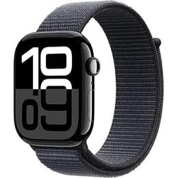 Apple Watch Series 10 (2024) GPS 42 mm - Aluminium gagatsvart - Terrängloop Svart