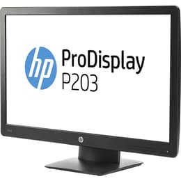 20-tum HP ProDisplay P203 1600 x 900 LCD Monitor Svart
