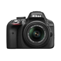 Reflex D3300 - Svart + Nikon AF-S DX Nikkor 18-55mm f/3.5-5.6G VR II f/3.5-5.6