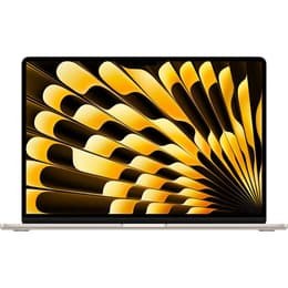MacBook Air 15" (2024) - Apple M3 med 8-kärnig CPU och 10-kärnig grafikprocessor - 8GB RAM - SSD 256GB - QWERTY - Engelsk