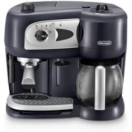 Espresso kaffemaskin kombinerad Papperskapslar (E.S.E.) kompatibla De'Longhi BCO 260CD.1 1.2L - Svart