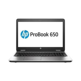 HP ProBook 650 G2 15-tum (2016) - Core i5-6300U - 4GB - SSD 256 GB AZERTY - Fransk