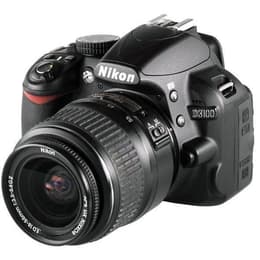 Reflex D3100 - Svart + Nikon AF-S DX Nikkor 18-55mm f/3.5-5.6G ED II f/3.5-5.6 + f/4-5.6