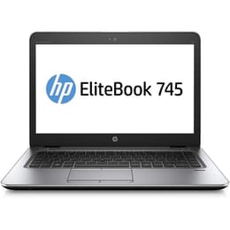 Hp EliteBook 745 G4 14-tum (2016) - A10-8730B - 8GB - SSD 256 GB AZERTY - Fransk