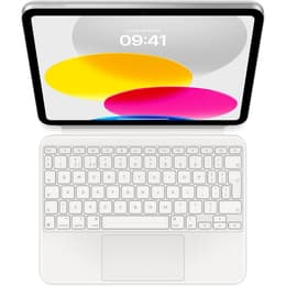 iPad Magic Keyboard Folio 10.9" (2022) - Vit - QWERTY - Engelsk (Storbritannien)