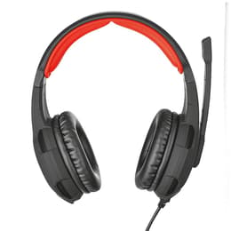 Trust GXT 310 gaming kabelansluten Hörlurar med microphone - Svart/Röd