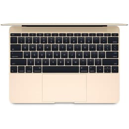 MacBook Retina 12-tum (2017) - Core m3 - 8GB SSD 256 QWERTY - Engelsk
