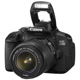 Reflex EOS 650D - Svart + Canon Zoom Lens EF-S 18-55mm f/3.5-5.6 f/3.5-5.6