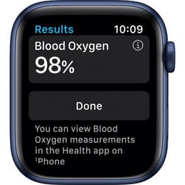 Apple Watch Series 6 (2020) GPS 44 mm - Aluminium Blå