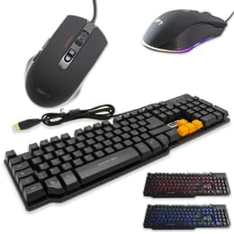 Cortek Keyboard QWERTY Italiensk Bakgrundsbelyst tangentbord GK1 + GP7 Kit Mouse and Keyboard