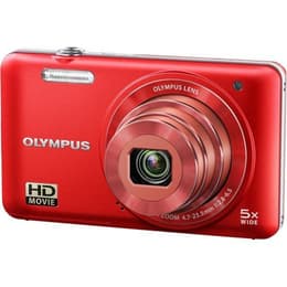Olympus D-745 Kompakt 14 - Röd