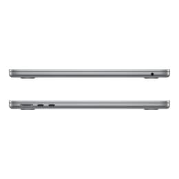 MacBook Air 13" (2022) - Apple M2 med 8-kärnig CPU och 10-kärnig grafikprocessor - 24GB RAM - SSD 1000GB - Standardskärm - AZERTY - Fransk