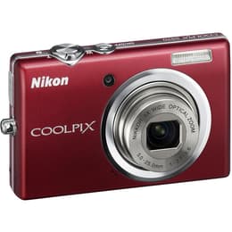 Kompakt Coolpix S570 - Röd + Nikon Nikkor Wide Optical Zoom f/2.7-6.6