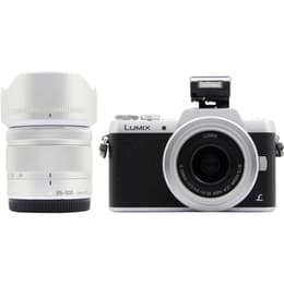 Lumix DMC-GF7 - Silver/Svart + Panasonic Lumix G Vario 12-32 mm f/3.5-5.6 + 35-100 mm f/4-5.6 f/3.5-5.6 + f/4-5.6