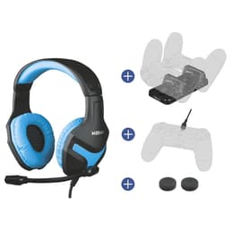 Mikrofon PlayStation 4 Konix BLACK AND BLUE PS4 GAMER PACK