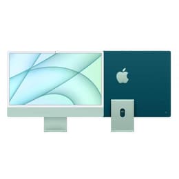 iMac 24-tum Retina (Mitten av 2021) M1 3,2GHz - SSD 256 GB - 8GB AZERTY - Fransk
