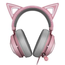 Razer Kraken Kitty Edition kabelansluten Hörlurar med microphone - Rosa/Grå