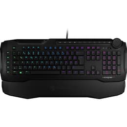 Roccat Keyboard QWERTZ Tysk Bakgrundsbelyst tangentbord Horde Aimo