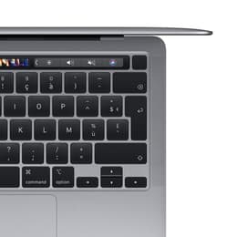 MacBook Pro 13" (2020) - Apple M1 med 8-kärnig CPU och 8-kärnig grafikprocessor - 16GB RAM - SSD 256GB - AZERTY - Fransk