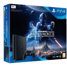 PlayStation 4 Slim 500GB - Svart + Star Wars Battlefront II
