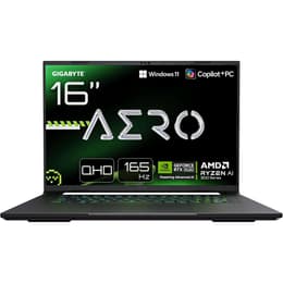Gigabyte Aero X16 2WHA3DEC65AP 16"-tum - Ryzen AI 9 HX 370 - 32GB - SSD 1 TBGB Nvidia GeForce RTX 5070 Max-Q QWERTZ - Tysk