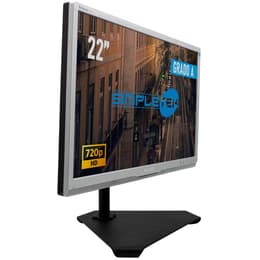 22-tum Philips 220P1ES/00 Con base compatibile 1680 x 1050 LCD Monitor Grå