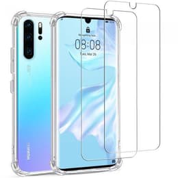Skal Huawei P30 Pro/P30 Pro New Edition och 2 st skärmskydd - TPU - Genomskinlig