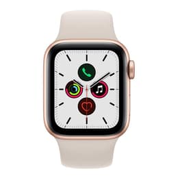 Apple Watch Series SE 1 (2020) GPS + Mobilnät 40 mm - Aluminium Guld - Sportband Stjärnglans
