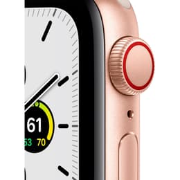 Apple Watch Series SE 1 (2020) GPS + Mobilnät 40 mm - Aluminium Guld - Sportband Stjärnglans