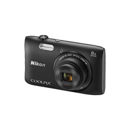 Nikon Coolpix S3600 Kompakt 20 - Svart