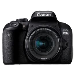 Reflex EOS 80D - Svart + Canon AF 18-55mm f/4-5.6 IS STM f/4-5.6