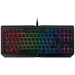 Razer Keyboard AZERTY Fransk Bakgrundsbelyst tangentbord BlackWidow Tournament Edition Chroma V2