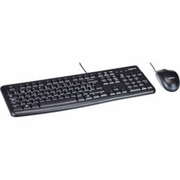 Logitech Keyboard QWERTY Portugisisk MK120 wired mouse and keyboard kit with preapplied layout stickers