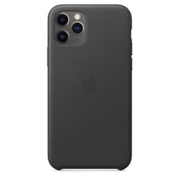 Apple Läder Skal iPhone 11 Pro - Läder Svart