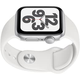Apple Watch Series SE 1 (2020) GPS + Mobilnät 40 mm - Aluminium Silver - Sportband Vit