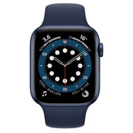 Apple Watch (Series 6) 2020 GPS + Mobilnät 44 - Aluminium Blå - Sportband Blå