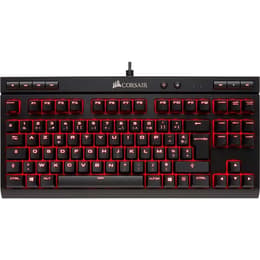 Corsair Keyboard AZERTY Fransk Bakgrundsbelyst tangentbord K63