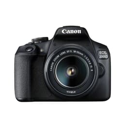 DSLR - Canon EOS 2000D - Svart + Canon EF-S 18-55mm f/3.5-5.6 IS II