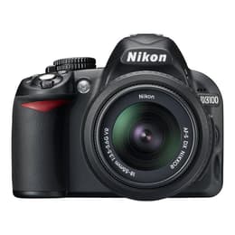 Reflex D3100 - Svart + Nikon AF-S DX Nikkor 18-55mm f/3.5-5.6G VR f/3.5-5.6