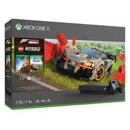 Xbox One X 1000GB - Svart + Forza Horizon 4 + LEGO Speed Champions