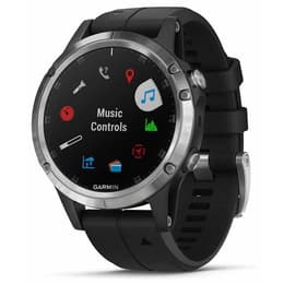Garmin Smart Watch Fenix 5S Plus HR GPS - Silver/Svart