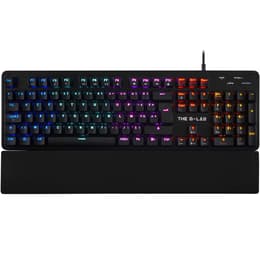 The G-Lab Keyboard AZERTY Fransk Bakgrundsbelyst tangentbord Keyz Carbon E