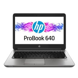 HP ProBook 640 G1 14-tum (2013) - Core i5-4200M - 4GB - SSD 256 GB QWERTZ - Tysk