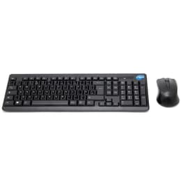 Simpletek Keyboard QWERTY Engelsk (Storbritannien) Wireless Mouse + Keyboard with Stickers 1000 DPI 2.4G Nano reciever