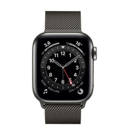 Apple Watch (Series 4) 2018 GPS 44 - Aluminium Grå utrymme - Milanese Grå