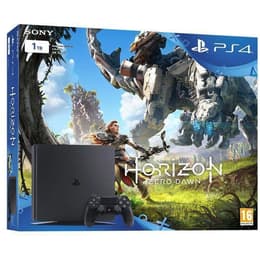 PlayStation 4 Slim 1000GB - Svart + Horizon Zero Dawn