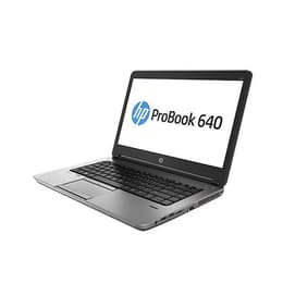 HP ProBook 640 G1 14-tum (2013) - Core i3-4000M - 8GB - SSD 128 GB QWERTZ - Tysk