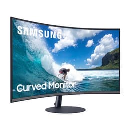 32-tum Samsung C32T550FDR 1920 x 1080 LED Monitor Svart